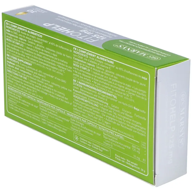 Fitohelp Isoflavonas 30 Perlas Marnys | Farmacia Barata