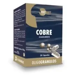 Waydiet Cobre Oligogranulos, 50 cápsulas