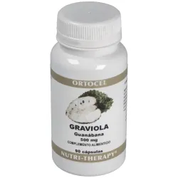Ortocel Nutri-Therapy Graviola, 90 cápsulas de 500 mg.