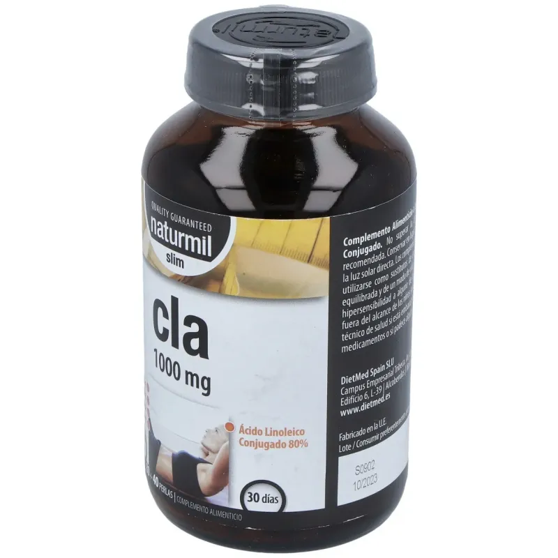 Naturmil CLA Slim 1000 mg 120 cápsulas | Farmacia Barata Naturmil CLA Slim 1000 mg 120 cápsulas | Farmacia Barata