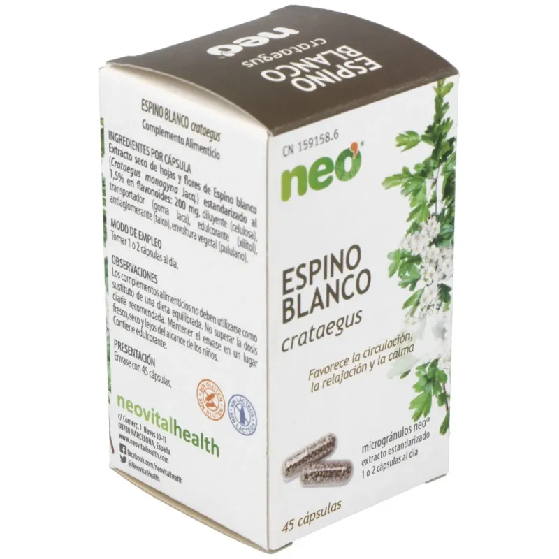 Espino Blanco Neo 45 cápsulas | Farmacia Barata Espino Blanco Neo 45 cápsulas | Farmacia Barata
