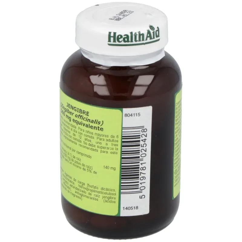 Jengibre Raíz 560 mg 60 comp | Farmacia Barata