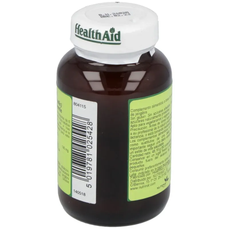 Jengibre Raíz 560 mg 60 comp | Farmacia Barata