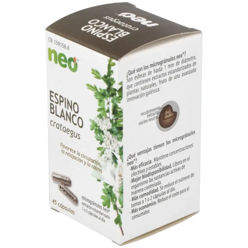 Espino Blanco Neo 45 cápsulas | Farmacia Barata Espino Blanco Neo 45 cápsulas | Farmacia Barata
