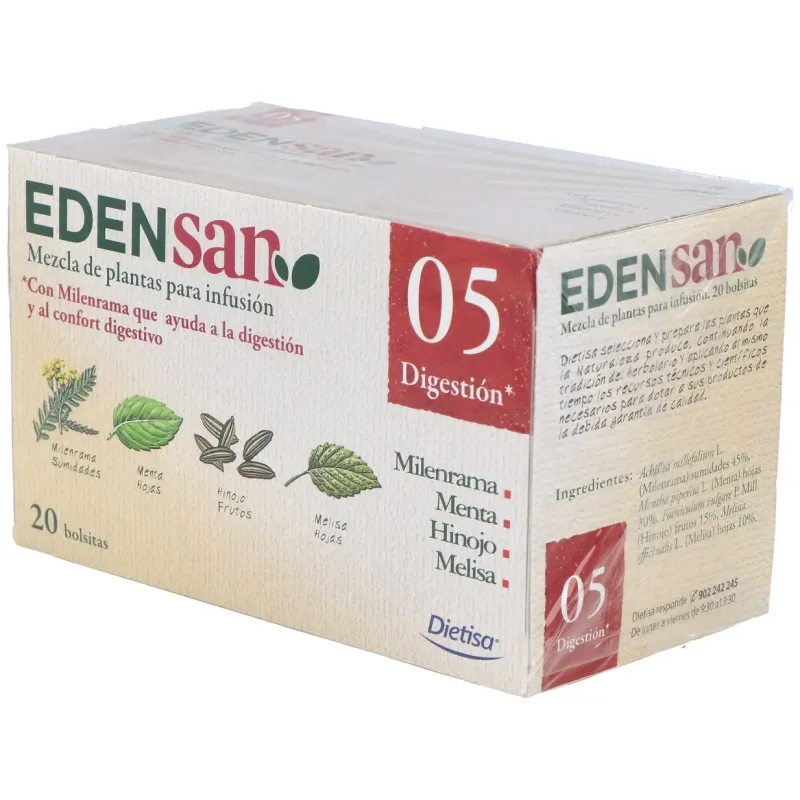 Edensan 05 Dig Digestión 20 Infusiones | Farmacia Barata