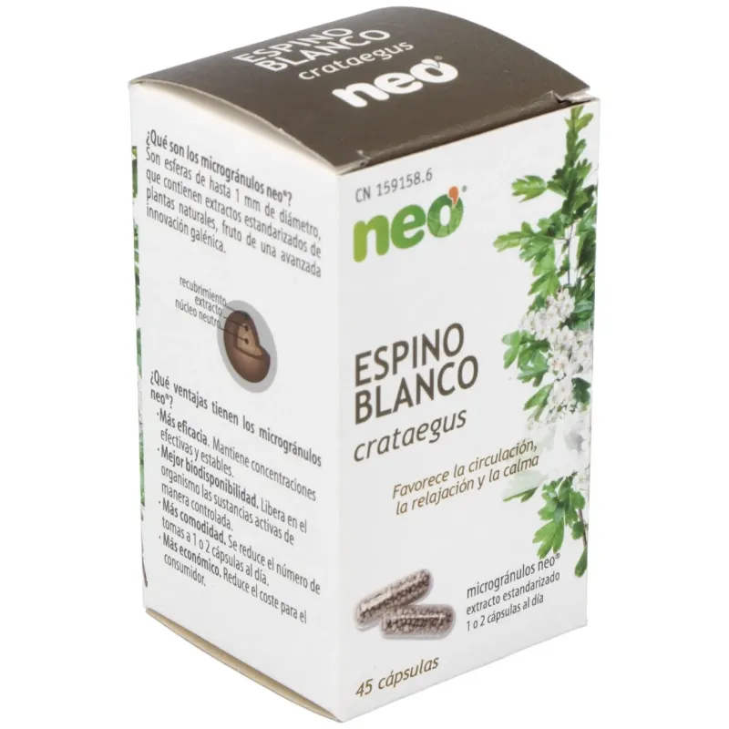 Espino Blanco Neo 45 cápsulas | Farmacia Barata Espino Blanco Neo 45 cápsulas | Farmacia Barata