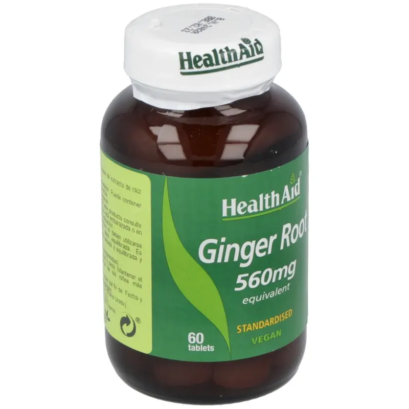 Jengibre Raíz 560 mg 60 comp | Farmacia Barata