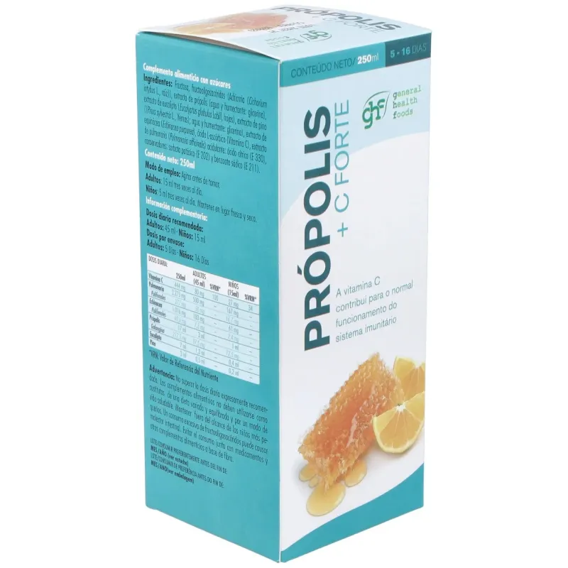GHF Propoleo Vitamina C Jarabe 250 ml | Farmacia Barata GHF Propoleo Vitamina C Jarabe 250 ml | Farmacia Barata