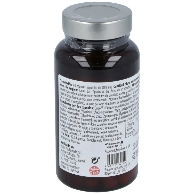 Mundo Natural Curcusan 60 Cápsulas | Farmacia Barata Mundo Natural Curcusan 60 Cápsulas | Farmacia Barata