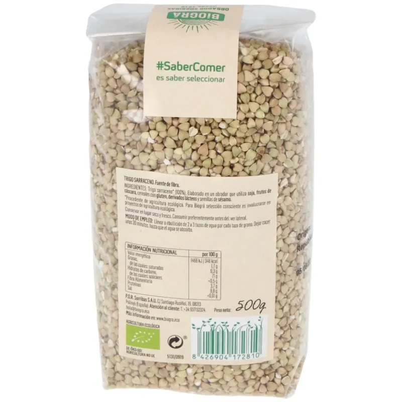 Trigo Sarraceno en Grano 500 g Bio | Farmacia Barata Trigo Sarraceno en Grano 500 g Bio | Farmacia Barata