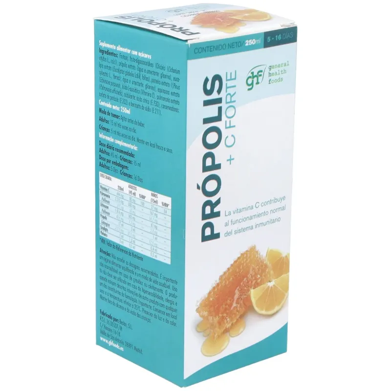 GHF Propoleo Vitamina C Jarabe 250 ml | Farmacia Barata GHF Propoleo Vitamina C Jarabe 250 ml | Farmacia Barata
