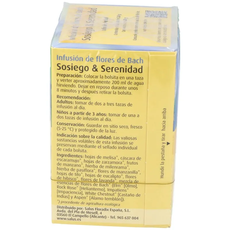 Infusión Flor de Bach Sosiego | Farmacia Barata Infusión Flor de Bach Sosiego | Farmacia Barata