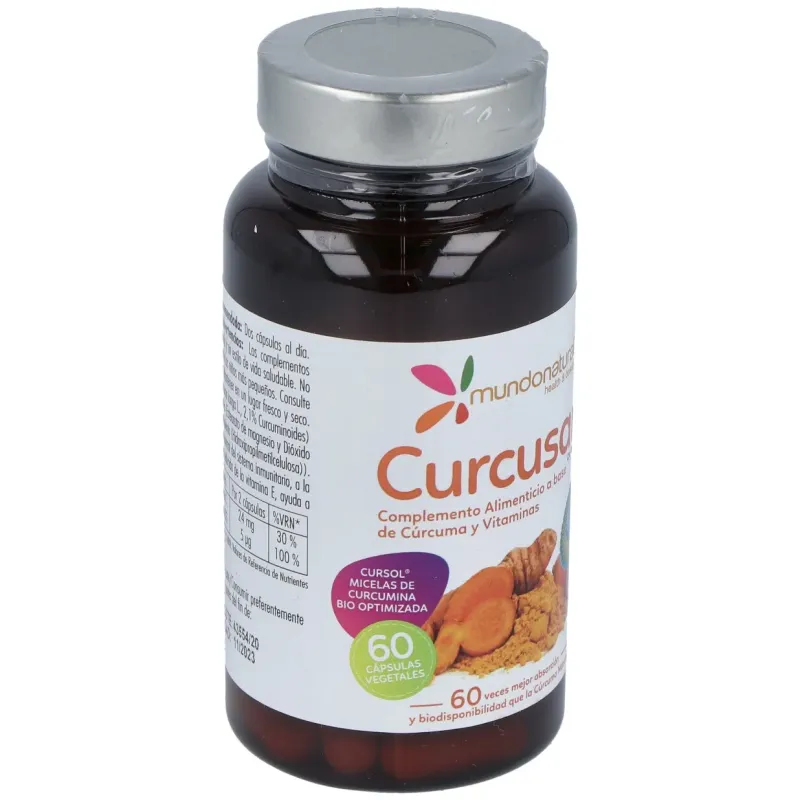 Mundo Natural Curcusan 60 Cápsulas | Farmacia Barata Mundo Natural Curcusan 60 Cápsulas | Farmacia Barata