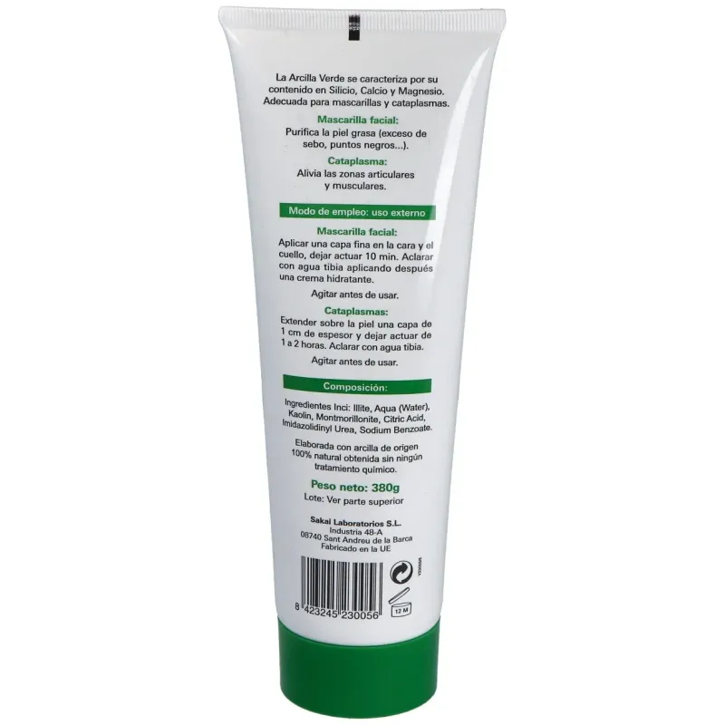 Sakai Arcilla Verde 380 gr | Farmacia Barata Sakai Arcilla Verde 380 gr | Farmacia Barata