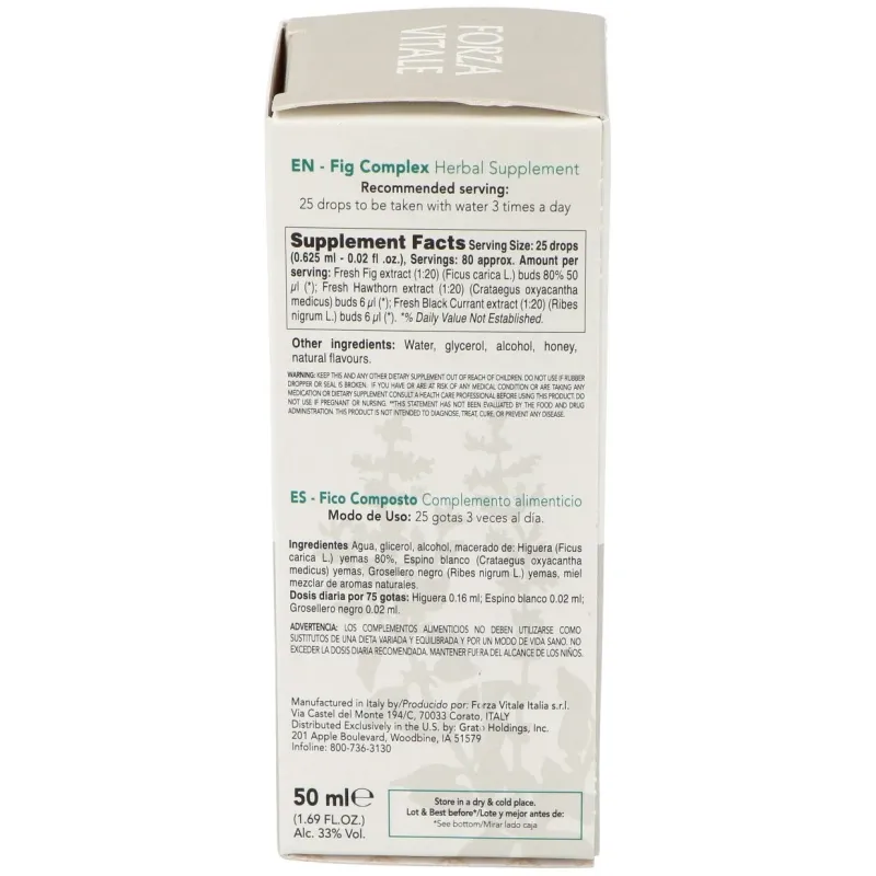 Higo Extracto 50 ml Forza Vitale | Farmacia Barata