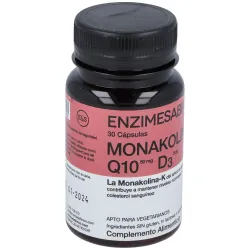 Monakolin K+Q10+D3, 30 Cápsulas | Farmacia Barata