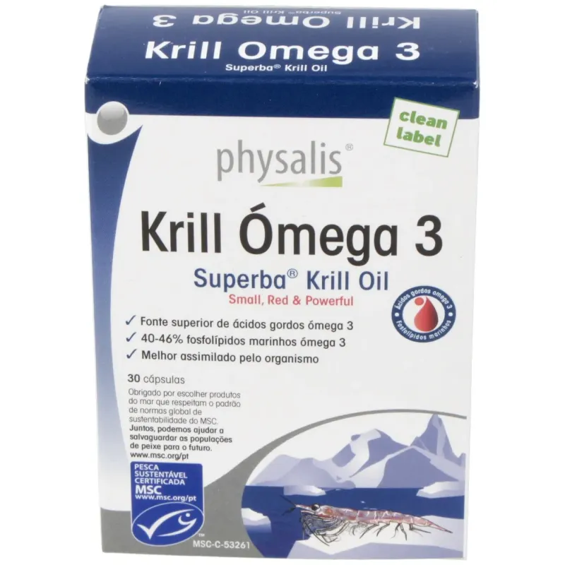 Physalis Krill Omega 3, 30 Cápsulas | Farmacia Barata Physalis Krill Omega 3, 30 Cápsulas | Farmacia Barata