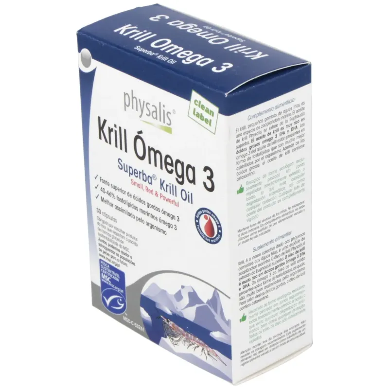 Physalis Krill Omega 3, 30 Cápsulas | Farmacia Barata Physalis Krill Omega 3, 30 Cápsulas | Farmacia Barata