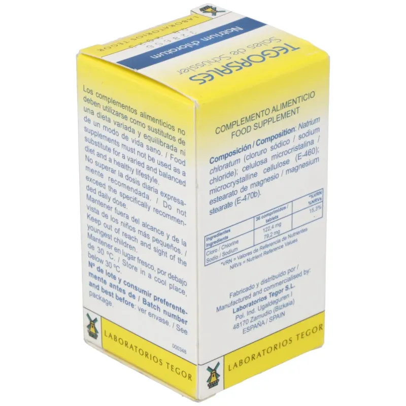 Tegorsales 8 Cloruro de Sodio | Farmacia Barata