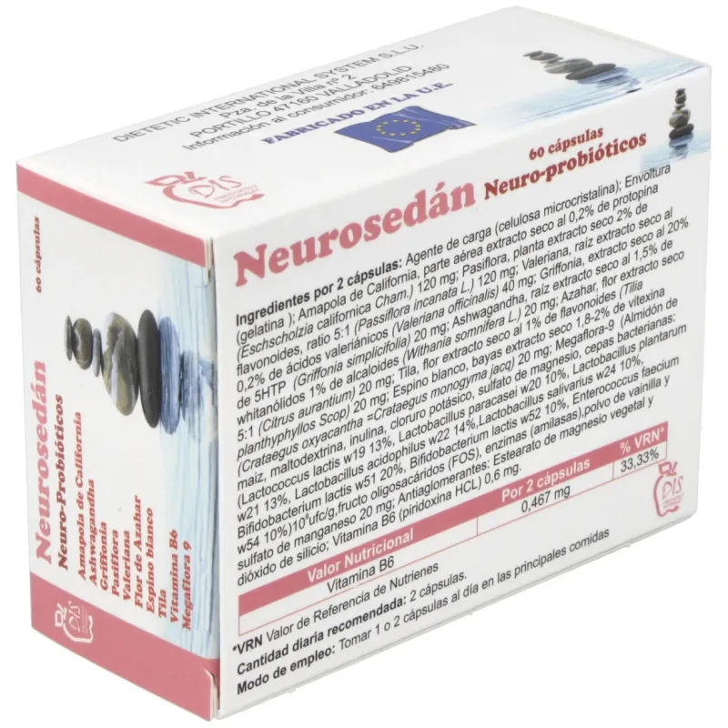Neurosedan Probiótico Neuro 500 mg, 60 cápsulas | Farmacia Barata Neurosedan Probiótico Neuro 500 mg, 60 cápsulas | Farmacia Barata