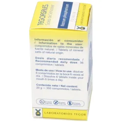 Tegor Sales Fosfato de Sodio 350 Comprimidos | Farmacia Barata Tegor Sales Fosfato de Sodio 350 Comprimidos | Farmacia Barata