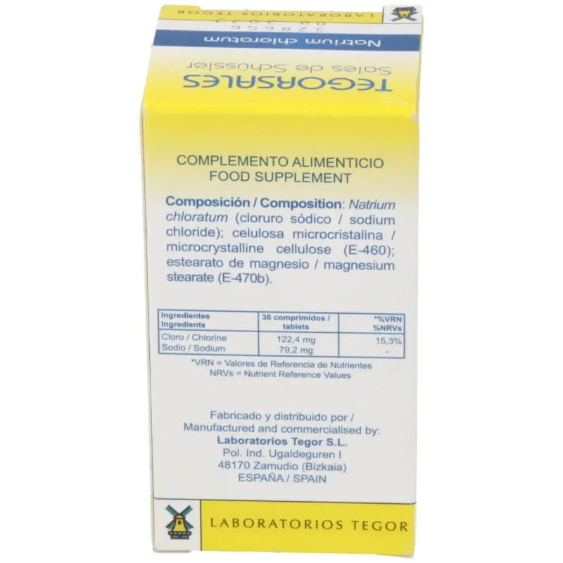 Tegorsales 8 Cloruro de Sodio | Farmacia Barata