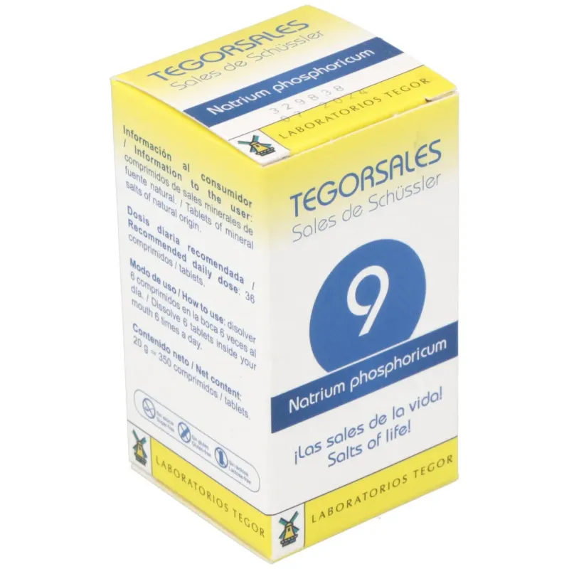 Tegor Sales Fosfato de Sodio 350 Comprimidos | Farmacia Barata Tegor Sales Fosfato de Sodio 350 Comprimidos | Farmacia Barata