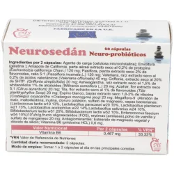 Neurosedan Probiótico Neuro 500 mg, 60 cápsulas | Farmacia Barata Neurosedan Probiótico Neuro 500 mg, 60 cápsulas | Farmacia Barata