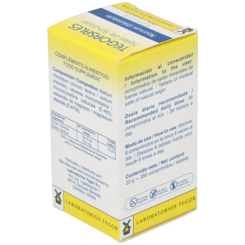 Tegorsales 8 Cloruro de Sodio | Farmacia Barata