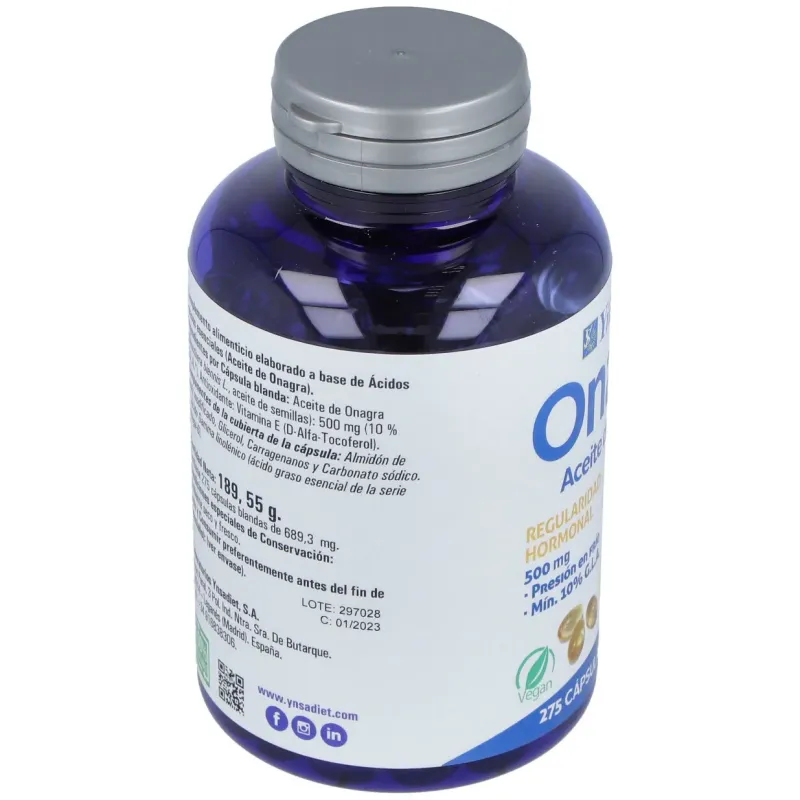 Perlas de Aceite de Onagra 275 perlas | Farmacia Barata Perlas de Aceite de Onagra 275 perlas | Farmacia Barata