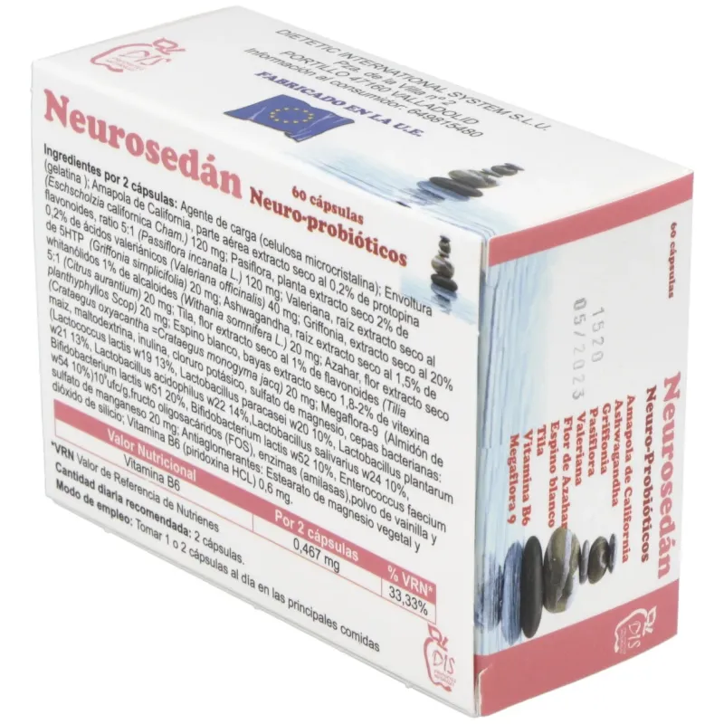 Neurosedan Probiótico Neuro 500 mg, 60 cápsulas | Farmacia Barata Neurosedan Probiótico Neuro 500 mg, 60 cápsulas | Farmacia Barata