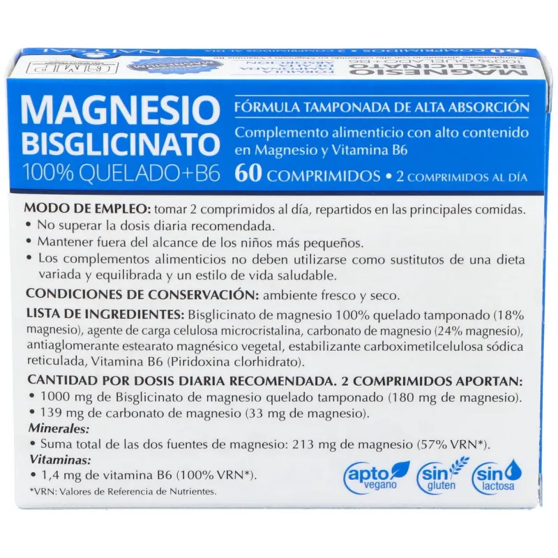 Natysal Magnesio + B6, 60 comprimidos | Farmacia Barata