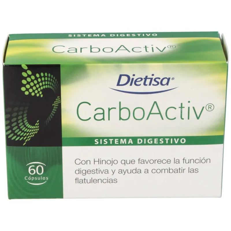Carboactiv Carbón Vegetal 60 Cápsulas | Farmacia Barata Carboactiv Carbón Vegetal 60 Cápsulas | Farmacia Barata