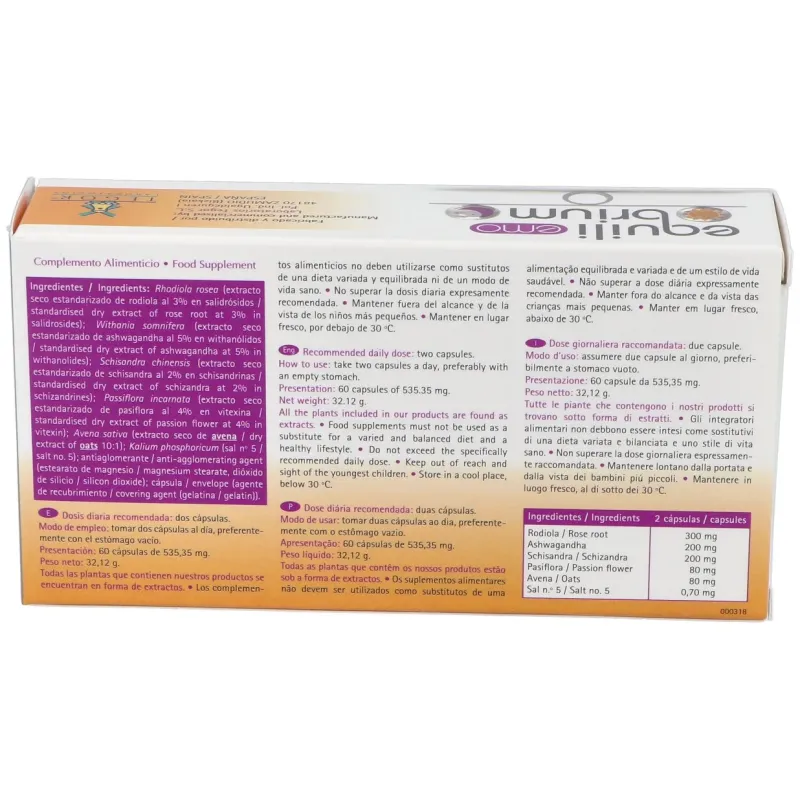 Equilibrium Emo 60 cápsulas | Farmacia Barata Equilibrium Emo 60 cápsulas | Farmacia Barata