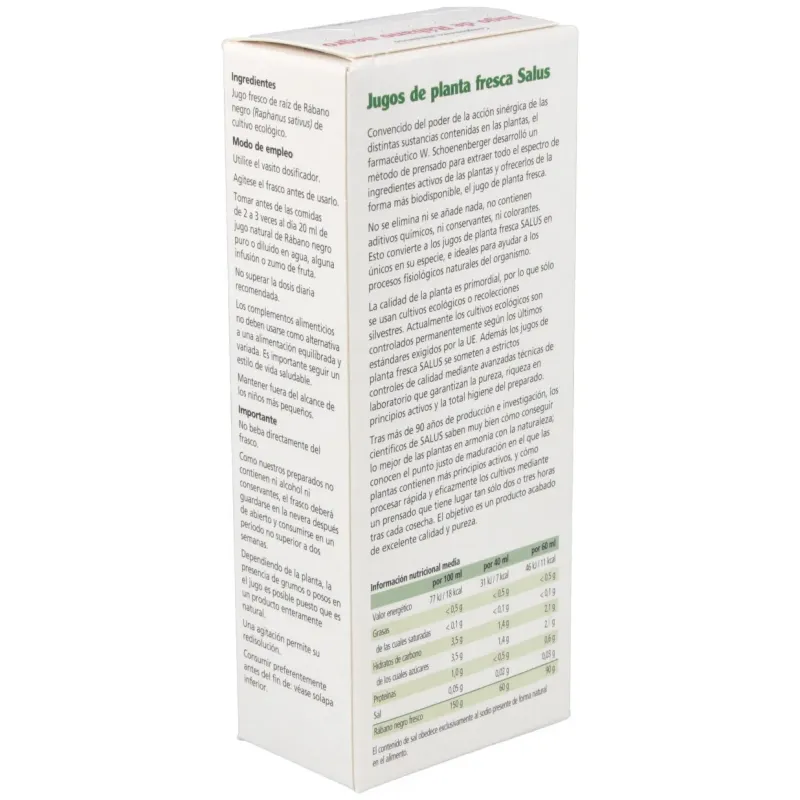 Schoenenberg Jugo de Rábano Negro | Farmacia Barata Schoenenberg Jugo de Rábano Negro | Farmacia Barata