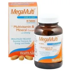 Health Aid MegaMulti con Ginseng, 30 comprimidos