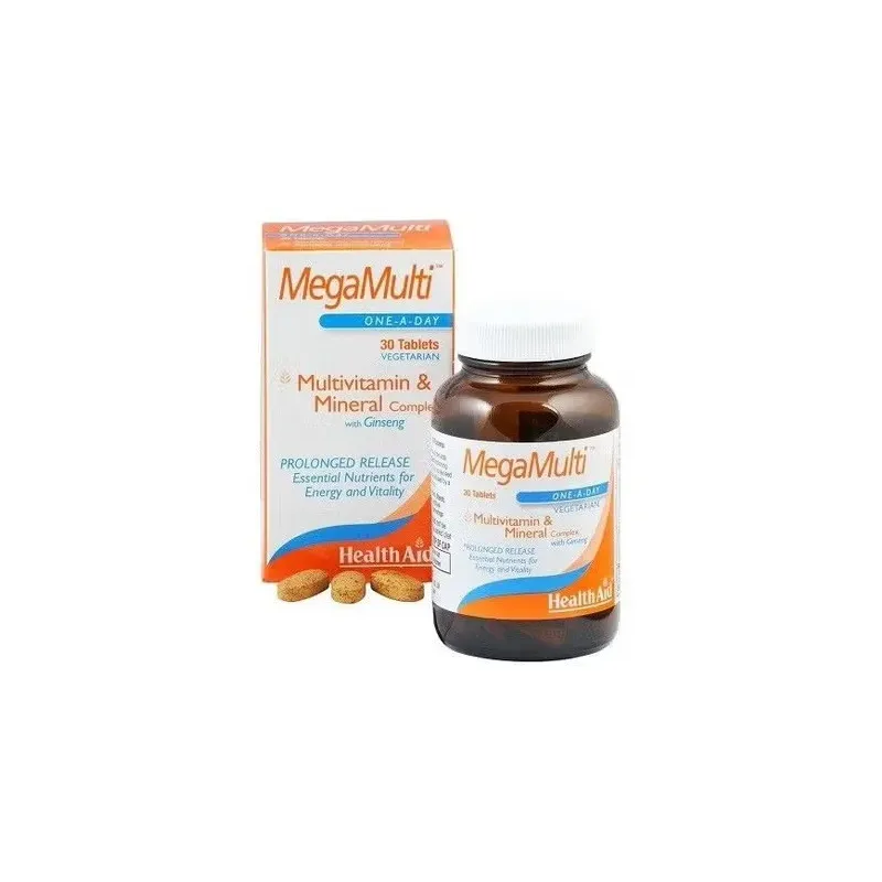 Health Aid MegaMulti con Ginseng | Farmacia Barata Health Aid MegaMulti con Ginseng | Farmacia Barata