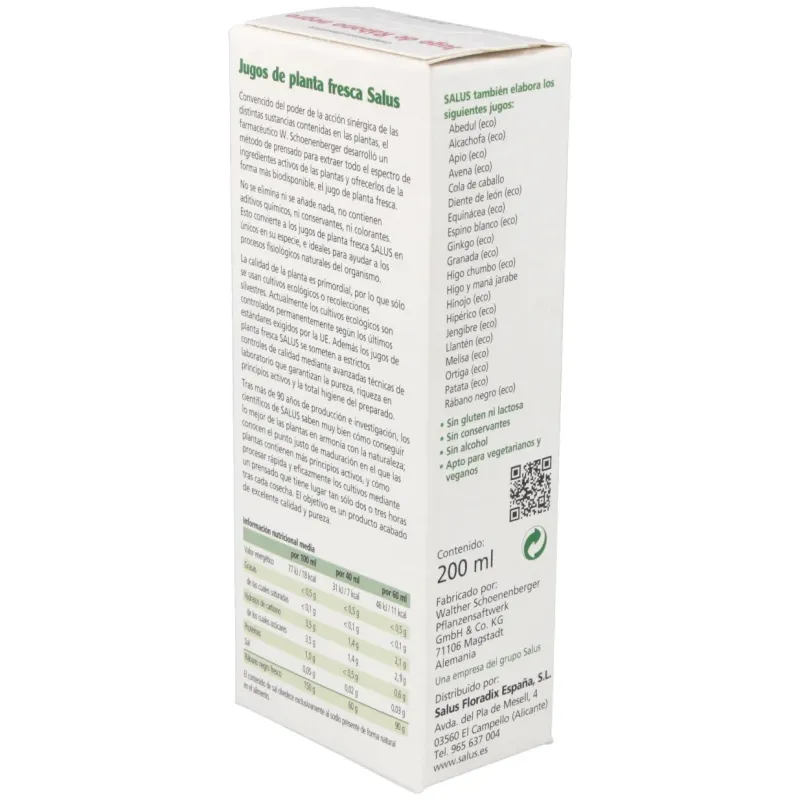 Schoenenberg Jugo de Rábano Negro | Farmacia Barata Schoenenberg Jugo de Rábano Negro | Farmacia Barata