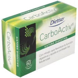 Carboactiv Carbón Vegetal 60 Cápsulas | Farmacia Barata Carboactiv Carbón Vegetal 60 Cápsulas | Farmacia Barata