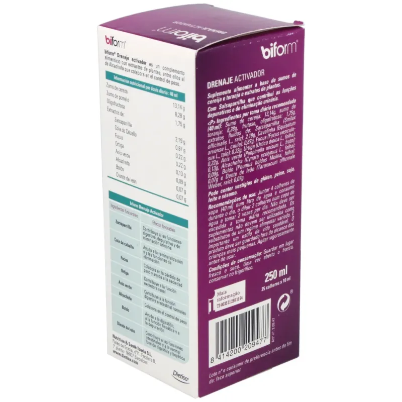 Biform Drenaje Elixir 250 ml | Farmacia Barata