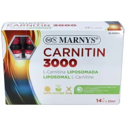 Marnys Carnitin 3000, 14 unidades de 25ml.