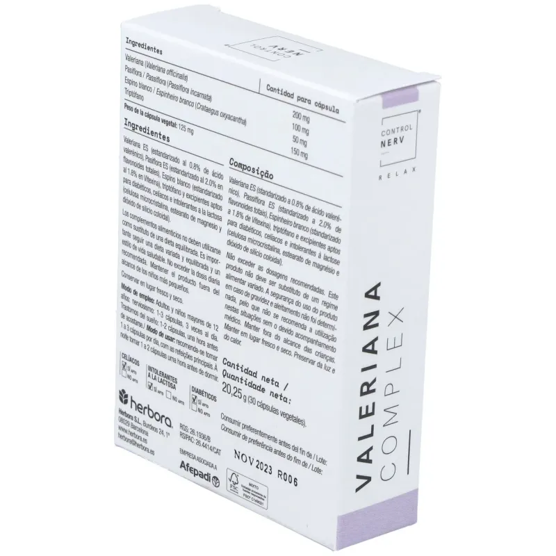 Herbora Valeriana Complex | Farmacia Barata Herbora Valeriana Complex | Farmacia Barata