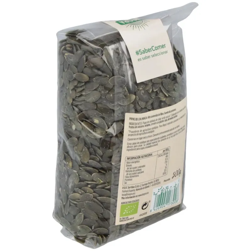 Pipas de Calabaza Bio 500 g | Farmacia Barata