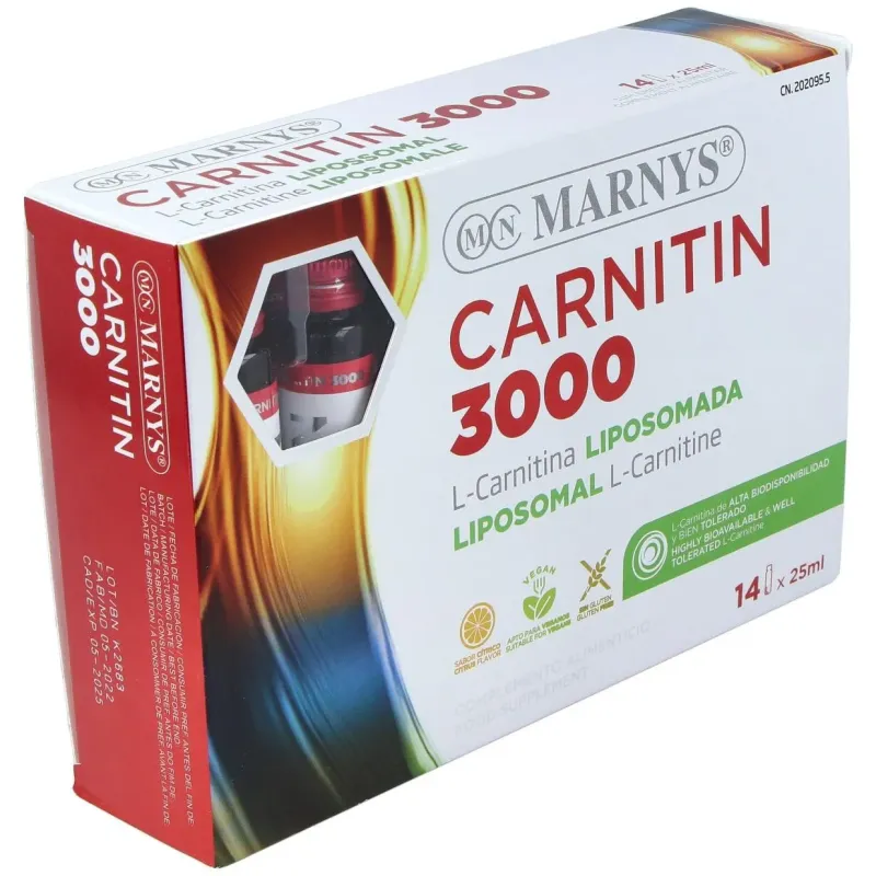 Carnitin 3000 Marnys | Farmacia Barata