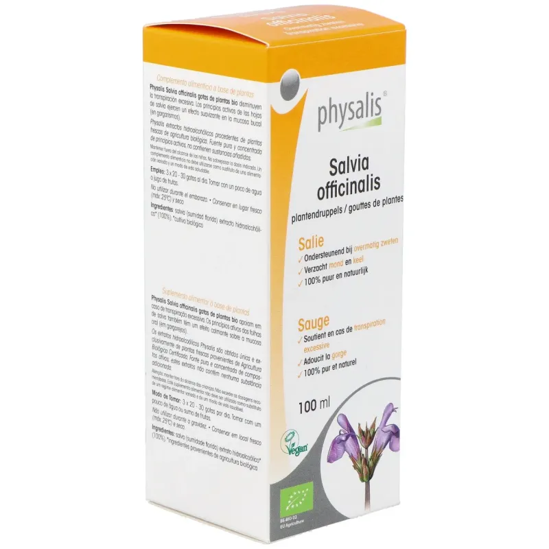 Extracto Salvia 100 ml Bio Physalis | Farmacia Barata Extracto Salvia 100 ml Bio Physalis | Farmacia Barata