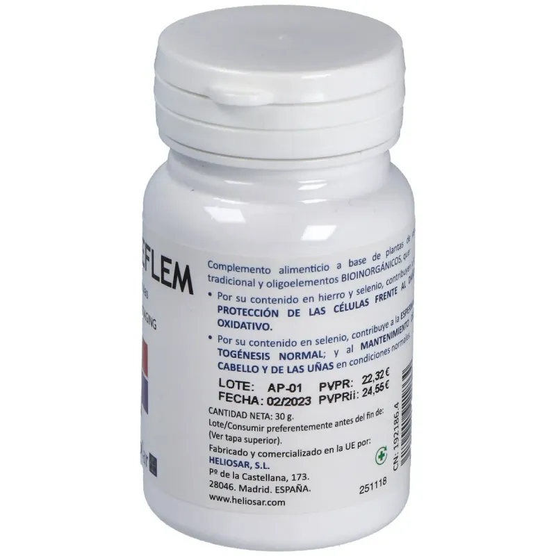 Heliosar Compleflem 60 cápsulas | Farmacia Barata Heliosar Compleflem 60 cápsulas | Farmacia Barata
