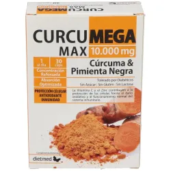 Dietmed Curcumega, 30 Cápsulas de 10.000 mg.
