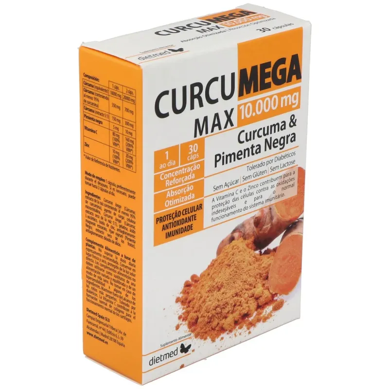 Dietmed Curcumega 10.000 mg 30 cápsulas | Farmacia Barata Dietmed Curcumega 10.000 mg 30 cápsulas | Farmacia Barata