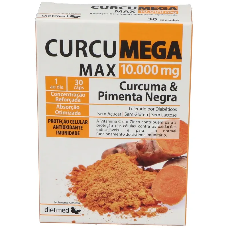 Dietmed Curcumega 10.000 mg 30 cápsulas | Farmacia Barata Dietmed Curcumega 10.000 mg 30 cápsulas | Farmacia Barata