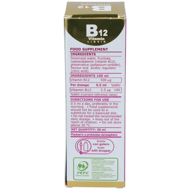 Marnys Vitamina B12 Líquida 30 ml | Farmacia Barata